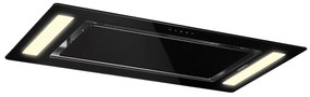 Klarstein Remy абсорбатор за таван, за вграждане, 90 cm EEK A 620 m³/h touch LED стъкло