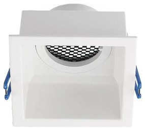 Потолочно осветително тяло GU10 9x9 см бяло