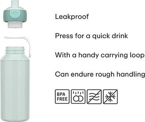 Светлорозова пластмасова детска бутилка 400 ml Fairy Garden by Little Dutch – Mepal