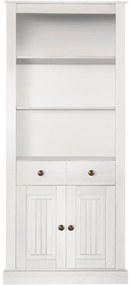 Бяла библиотека от масивен бор 181x31 cm Mille – Støraa