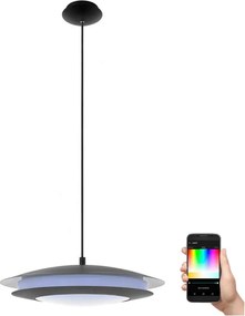 Eglo 96979 - LED RGB Висящо осветително тяло MONEVA-C LED/27W/230V