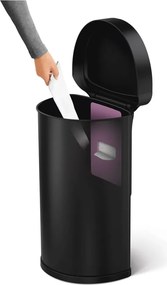 Безконтактен кош за отпадъци от неръждаема стомана 45 л - simplehuman