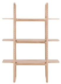 Библиотека за книги от масивна дъбова дървесина , височина 140 cm Muse - Gazzda