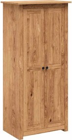 282664 vidaXL Гардероб, 80x50x171,5 см, бор масив, стил Панама