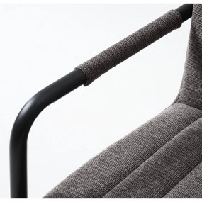 Тъмносив трапезен стол Trout – Unique Furniture