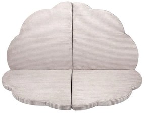 Детско килимче за игра в цвят слонова кост 160x160 cm – Meowbaby