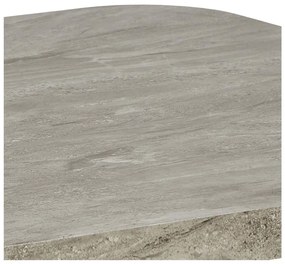 Светлосива масичка за кафе от декор от мрамор 60x60 cm Solano – Actona