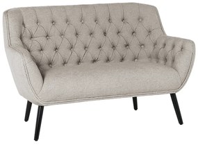 Двуместно канапе Sonata Bergen, Бежов, 138 см