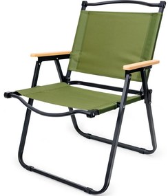 Сгъваем къмпинг стол зелен