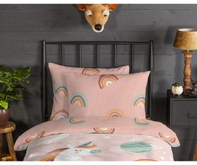 Единично фланелено детско спално бельо 140x200 cm Unidance – Good Morning