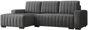 Ъглов диван Hugo-Gray-Left