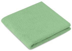 Светлозелени памучни хавлии и кърпи за баня в комплект 2 бр. от тери Flos – Restilo