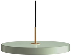Светлозелена LED лампа за окачване с метален абажур ø 43 cm Asteria - UMAGE