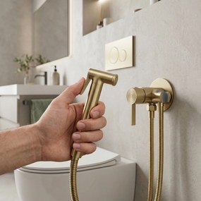 Смесител за биде Rea Foster Brush Gold