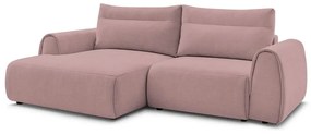 Светлорозов ъглов диван Aden – Bobochic Paris