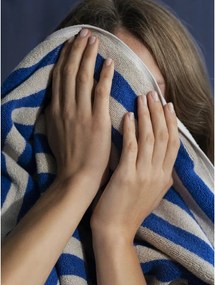 Сини/кремави кърпи в комплект 2 бр. от органичен памук от тери 30x50 cm Arto – Blomus