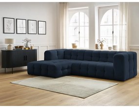 Тъмносин ъглов диван Cloud – Bobochic Paris