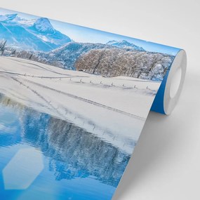 Фототапет – Снежен пейзаж в Алпите