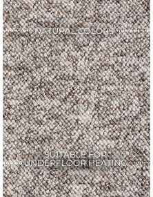 Сив килим подходящ за пране 120x170 cm Rocco Taupe – Elle Decoration