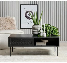 Черна масичка за кафе 60x110 cm Pensacola – Unique Furniture