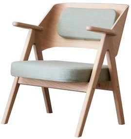Светлозелен дъбов фотьойл Findahl от Hammel Me Tube - Hammel Furniture