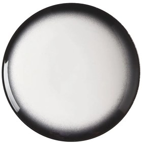 Черно-бяла керамична десертна чиния Caviar, ø 20 cm - Maxwell &amp; Williams