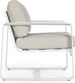 Бял градински стол метален Merrigan – Bizzotto