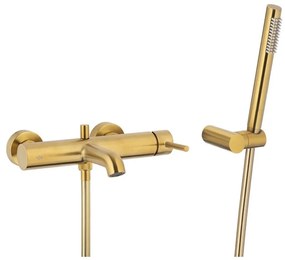 KFA Armatura 5034-520-31 - К-кт за баня със смесител MOZA златист