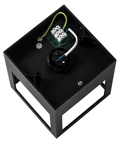 Модерна таванна лампа черен куб - Cela