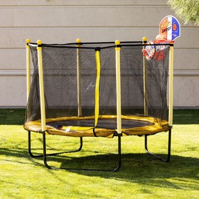 CHIPOLINO Батут 140 см. с баскетболен кош SPORTY