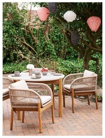 Бял екстериорен LED фенер със соларен панел (височина 22 cm) Harwood – House Nordic