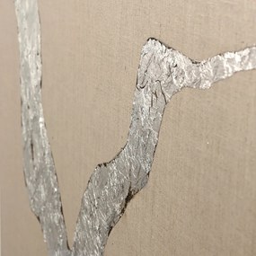 Ръчно рисувана картина 90x120 cm Wild Horizon Silver – Malerifabrikken