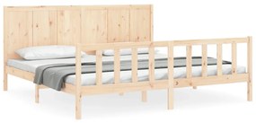 3192641 vidaXL Рамка за легло без матрак 200x200 см масивна чамова дървесина