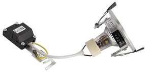 Комплект от 6 модерни вградени прожектора стоманени кръгли IP44 - Xena