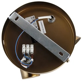 Таванен прожектор бронзов кръгъл наклоняем и въртящ се - Karin 2