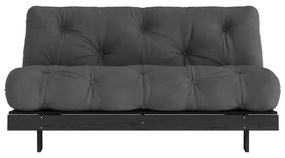 Тъмносив разтегателен диван 160 cm Roots Black Night – Karup Design