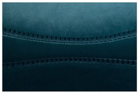 Комплект от 2 бар стола в бензиново синьо с кадифена тапицерия, височина 106 cm - Dutchbone