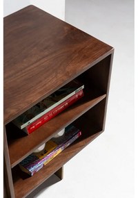 Кафява маса за телевизор от масивно манго 145x55x40 cm Trisha – MOME