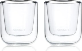 Двустенни стъклени чаши в комплект 2 бр. 80 ml Nero – Blomus