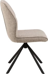 Кремави трапезни столове в комплект от 2 броя Aura - Actona