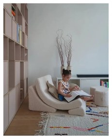 Светлокафява детска възглавница за диван от букле Star – Wigiwama