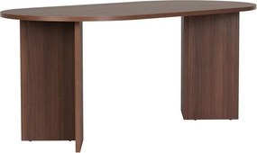 Трапезна маса с орехов декор 89,5x180 cm Sablin – Kalune Design