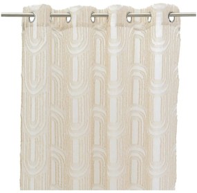 Бежова завеса 140x260 cm Relief Arch – Casa Selección