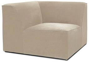 Бежов велурен диван модул Sting - Scandic