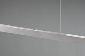 Светлосиво LED осветително тяло за окачване Helios - Trio