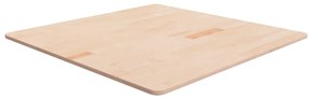342919 vidaXL Квадратен плот за маса, 90x90x1,5 см, необработен дъб масив