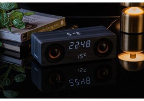 Дигитално радио будилник с безжично зарядно Classic BT – Karlsson