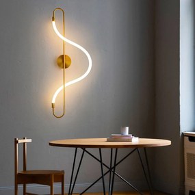 Лампа LED APP858-W Long Gold