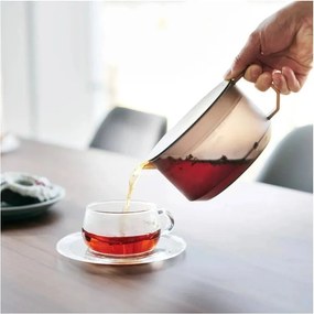 Черен пластмасов чайник с цедка 600 ml Tower – YAMAZAKI