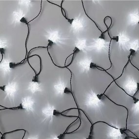 LED Външна  гирлянда 50xLED/8 функции 14,8 m IP44 студено бяло